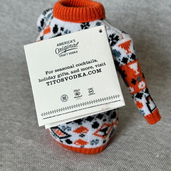Tito's Vodka-Holiday Bottle Sweater: BRAND NEW - Picture 7 of 9